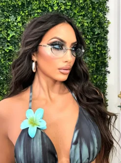 Best Mollettone per capelli a forma di fiore Accessori Per Code|Bikini