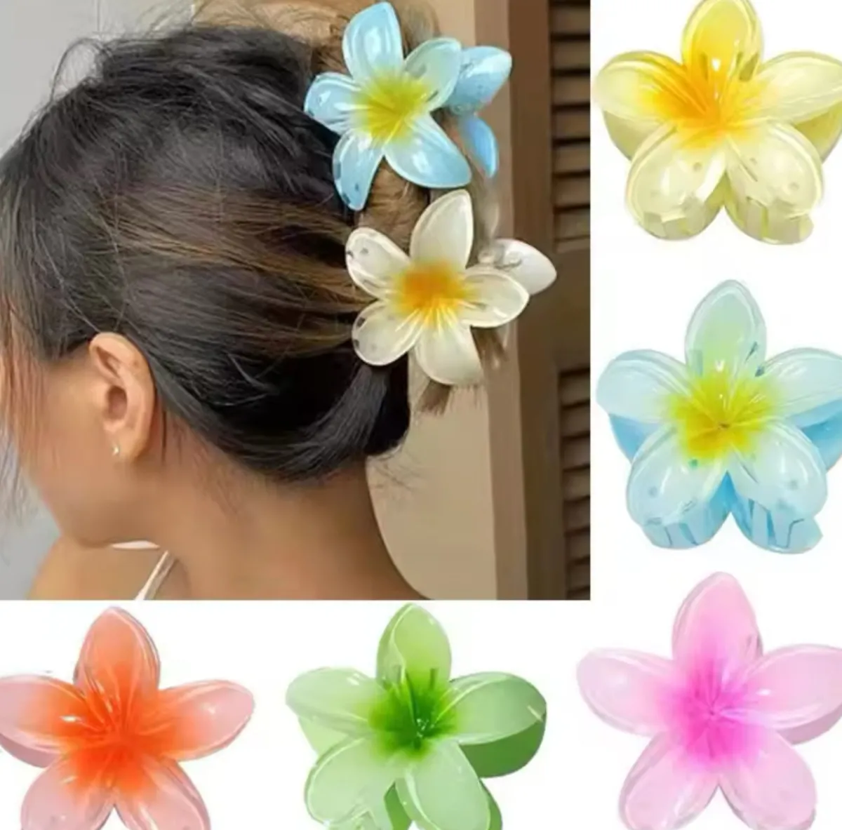 Best Mollettone per capelli a forma di fiore Accessori Per Code|Bikini