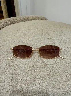 Best Occhiale slim brown stecche oro Occhiali
