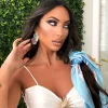 Sale Orecchini medusa cipria celeste Orecchini|Bikini