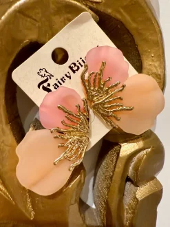 Hot Orecchini medusa cipria pesca Orecchini|Bikini