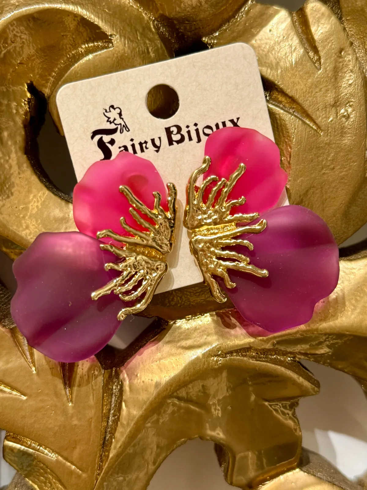 Online Orecchini medusa Fuxia viola Orecchini|Bikini