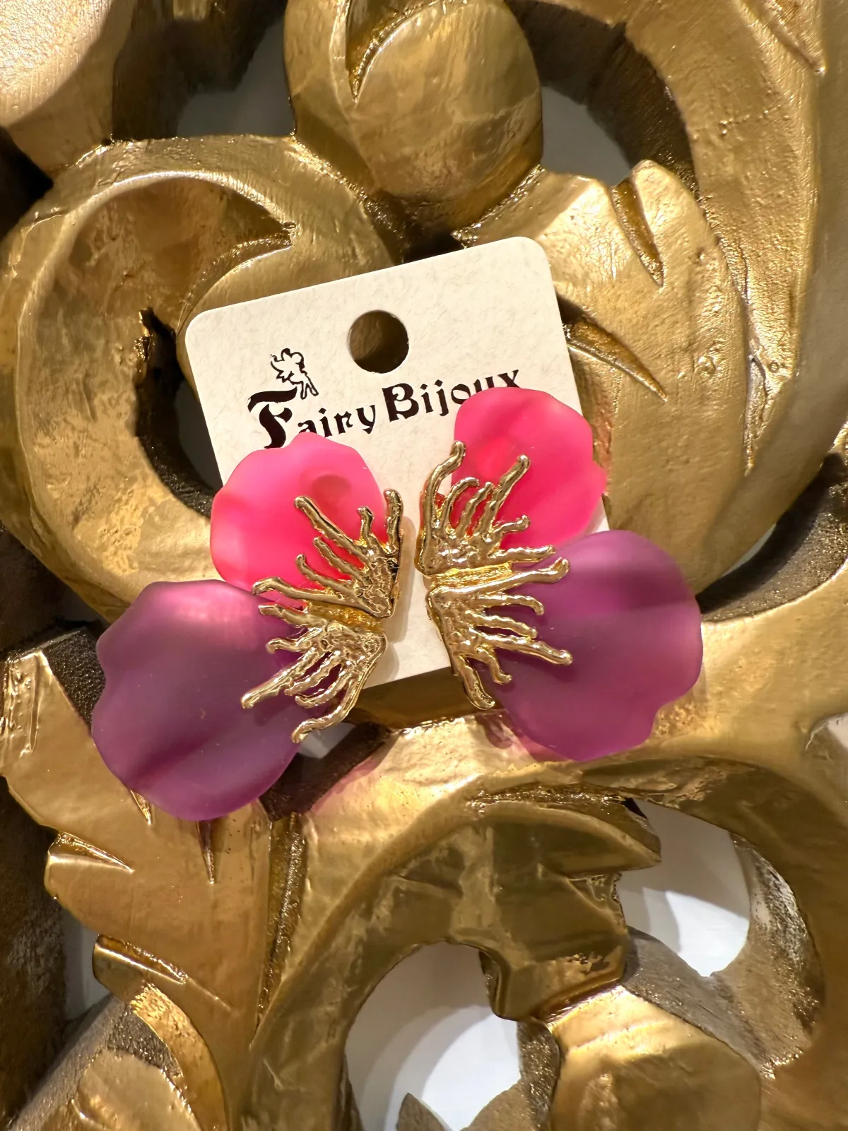 Online Orecchini medusa Fuxia viola Orecchini|Bikini