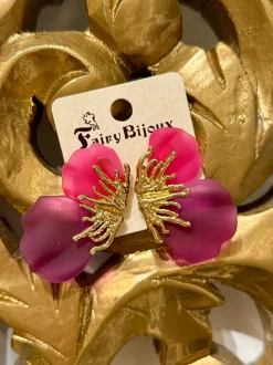 Online Orecchini medusa Fuxia viola Orecchini|Bikini