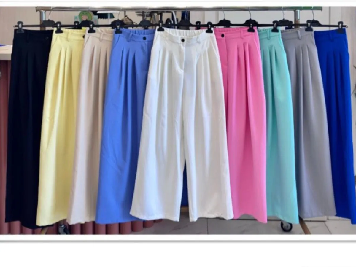 Online Pantalone a vita alta con pince Pantaloni