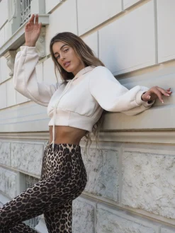 Hot Pantalone a zampa animalier Pantaloni