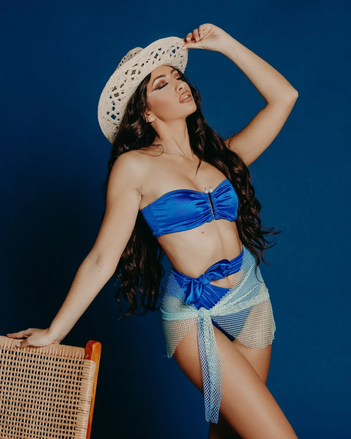 Clearance Pareo o bandana a rete shine Bikini|Bikini