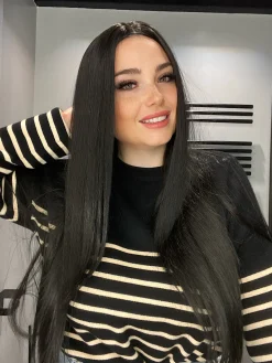Best Parrucca liscia nero Code Basi Nere