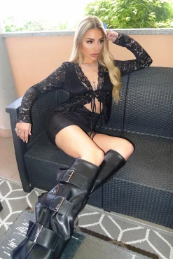 Online Set Midnight lace nero Completi & Tute