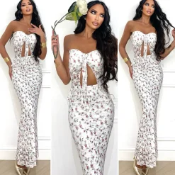Fashion Set Red Flower Bloom Completi & Tute