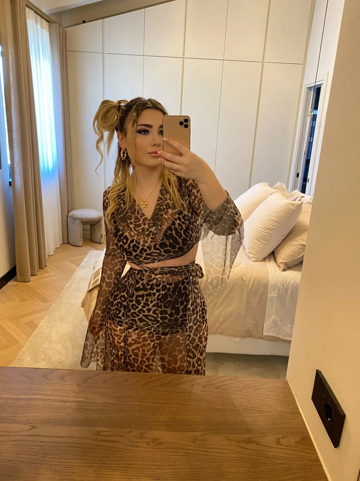 Discount Set top e gonna in velo animalier Completi & Tute