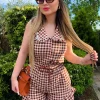 Hot Short a quadri Pantaloni