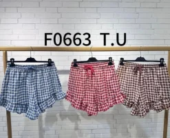 Hot Short a quadri Pantaloni