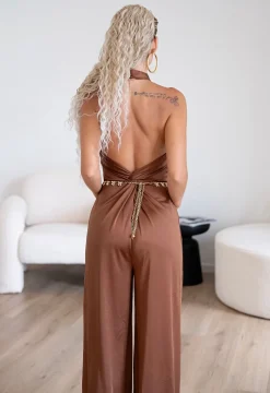 New Tuta choco con gioiello Completi & Tute
