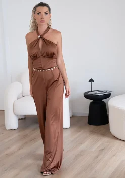 New Tuta choco con gioiello Completi & Tute