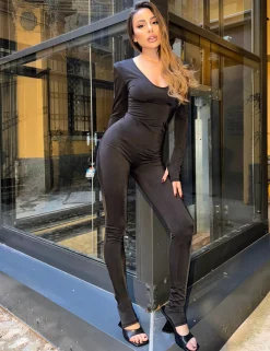 Best Tuta in lycra con scollo a U Completi & Tute