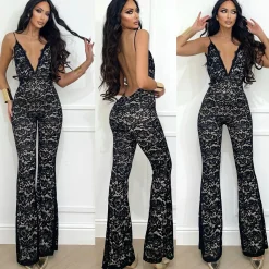 New Tuta in pizzo schiena aperta Completi & Tute