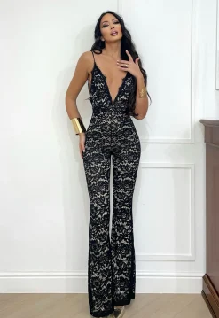 New Tuta in pizzo schiena aperta Completi & Tute