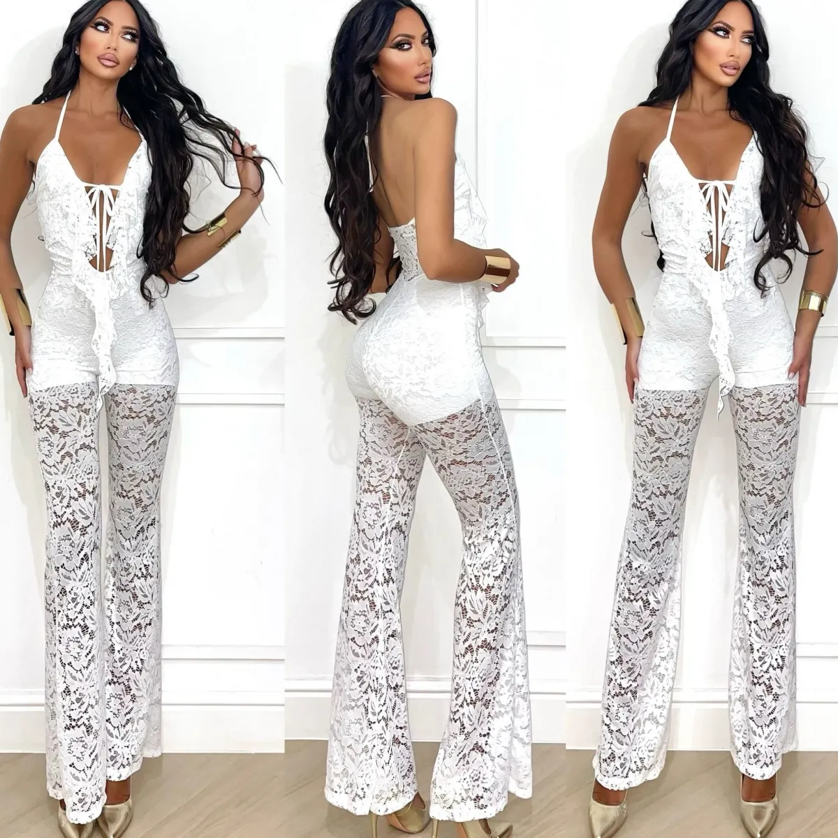 Best Tuta lace obsession bianca Completi & Tute