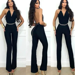 Sale Tuta nera con catena sulle spalle Completi & Tute