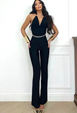 Sale Tuta nera con catena sulle spalle Completi & Tute