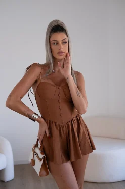 Sale Tutina choco con bottoncini Completi & Tute